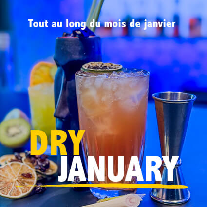 Take on the challenge of a Dry January at the Piano Bar !